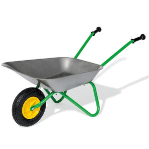 Taczka dla dzieci szara metalowa Rolly Toys