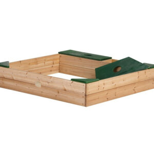 AXI Drewniana Piaskownica + Schowek Na Akcesoria + Plandeka