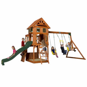 BACKYARD DISCOVERY Ogromny Drewniany Plac Zabaw Atlantic