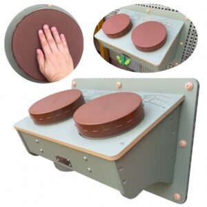 MASTERKIDZ Bongosy Instrument Muzyczny Bębenki Akcesoria Do Tablicy STEM