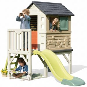 Smoby Domek Na Palach Ze Zjeżdżalnią