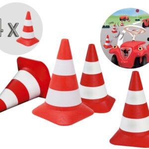 BIG Pachołki drogowe Zestaw 4 pachołków