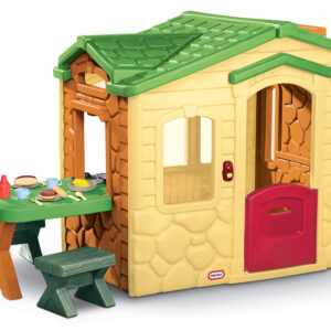 Little Tikes Domek Piknikowy z Patio i magicznym dzwonkiem - naturalny