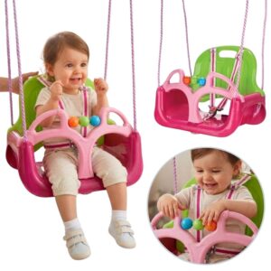 WOOPIE Huśtawka Swing 3w1 Różowa