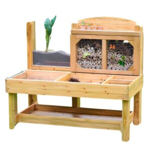 MASTERKIDZ Stół Obserwacyjny Ogrodowa Stacja Badawcza Owadów i Roślin