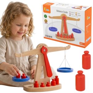 VIGA Drewniana Waga Sklepowa Równoważna Certyfikat FSC